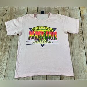 Vintage Lake Of The Ozarks Party Cove Pink T Shirt Size Medium